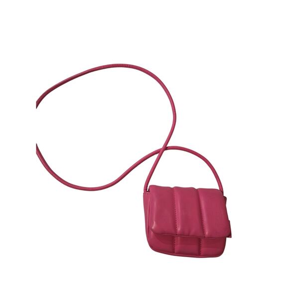 Zara Hot Pink Retro Micro Mini Pink Purse Y2K - Picture 1 of 4
